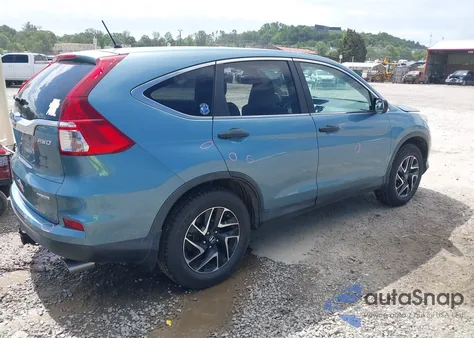 2016 Honda Cr-V Se из США, поврежденный, VIN 2HKRM4H40GH609371